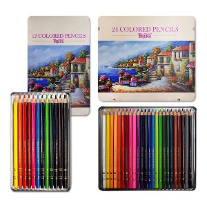 티프라임 색연필 12색,24색,36색/전문가용 목색연필