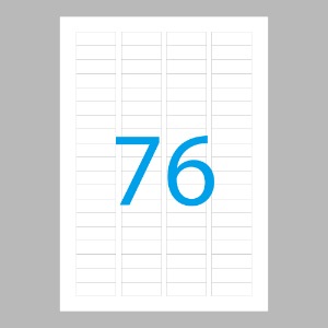 폼텍 분류표기용 라벨지 76칸(3676) 20매/100매