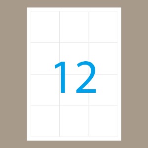 폼텍 클린오프 라벨지 12칸(3112) 10매/리무버블