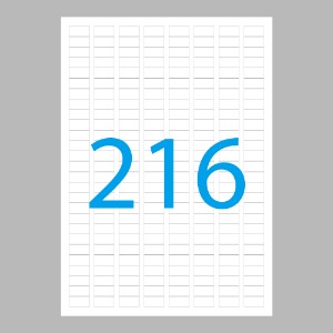 폼텍 분류표기용 라벨지 216칸(3216) 20매/100매