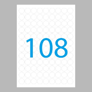 폼텍 분류표기용 라벨지 108칸(3641) 20매/100매